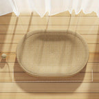 Ivory Cat Scratching Board and Bed Combo