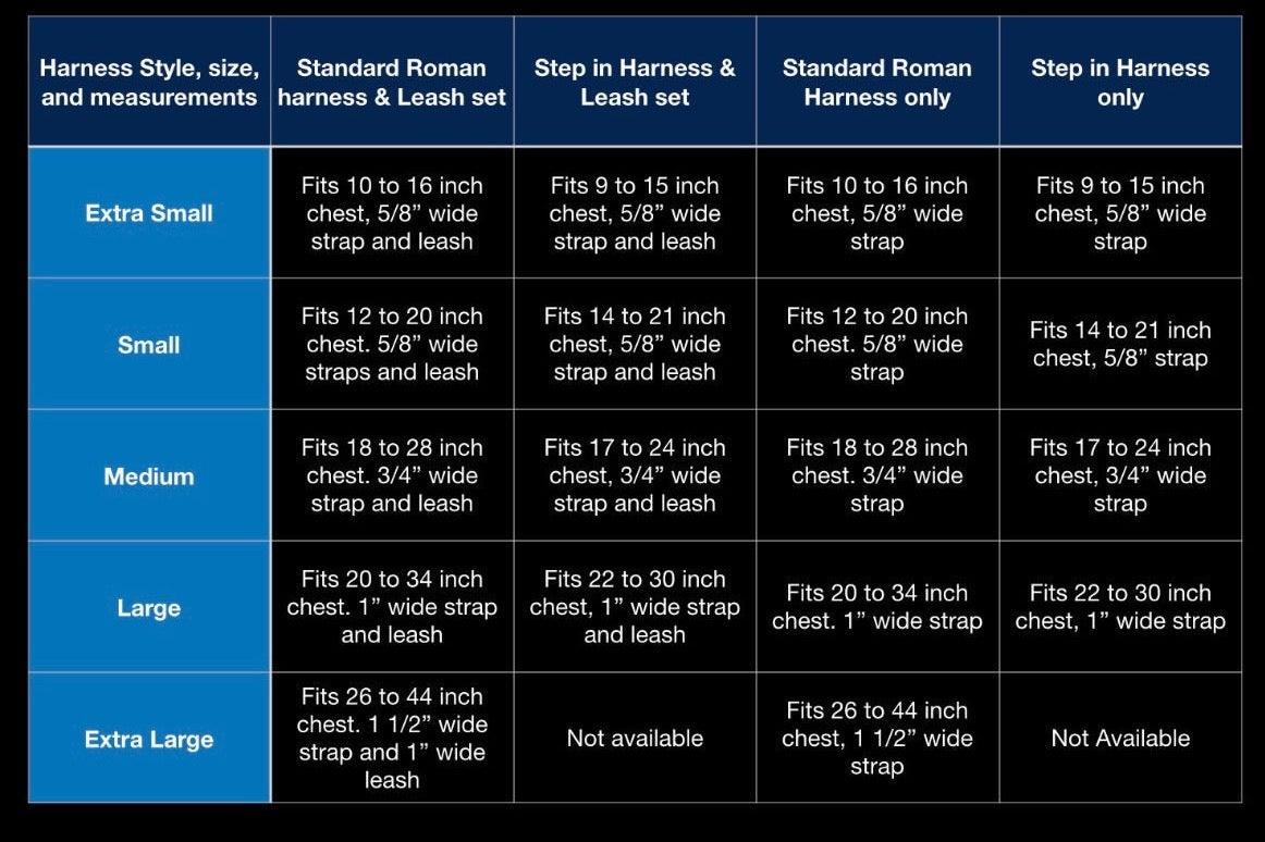 DOG HARNESS - LIGHT BLUE