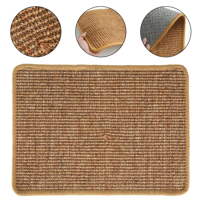 Premium Natural Sisal Cat Scratcher Mat: Durable Protection for Your Furniture
